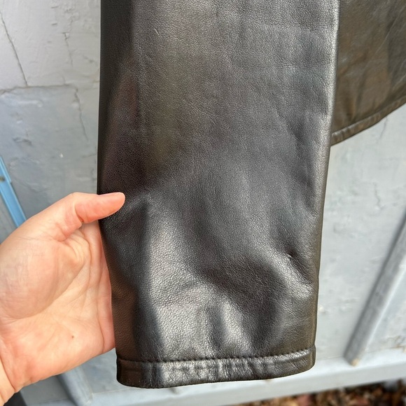 John Varvatos black sheepskin leather jacket, size 56 (XL) - Picture 6 of 11